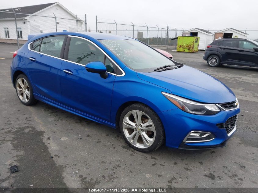 3G1BF6SM3JS629961 2018 Chevrolet Cruze Premier auction photo 1