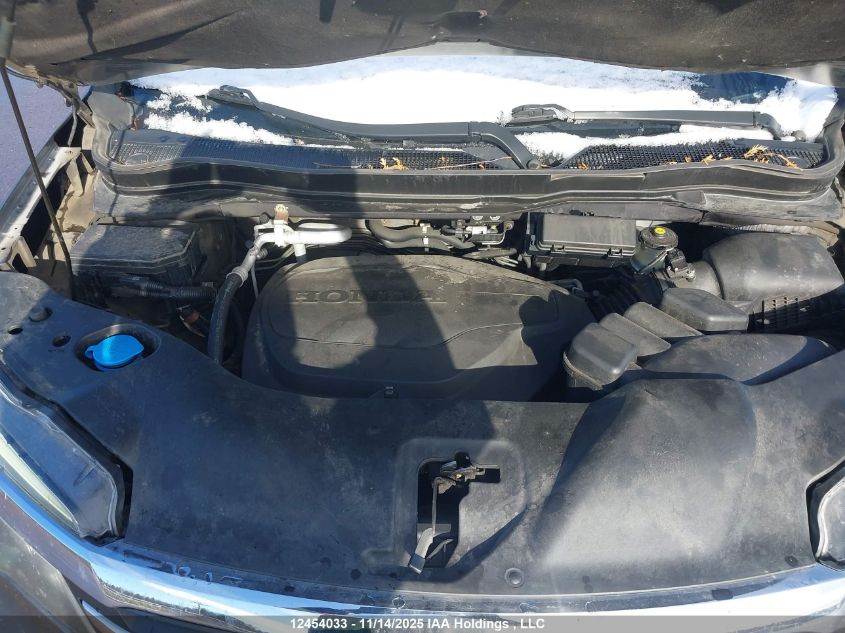 2017 Honda Pilot Exl VIN: 5FNYF6H87HB501155 Lot: 12454033