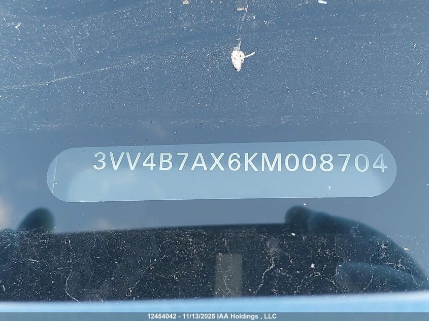 2019 Volkswagen Tiguan Sel Premium/Sel Premium R-Line VIN: 3VV4B7AX6KM008704 Lot: 12454042