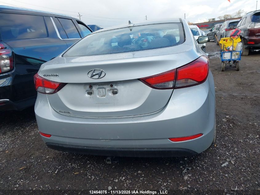 2014 Hyundai Elantra Se/Sport/Limited VIN: 5NPDH4AE2EH523655 Lot: 12454075