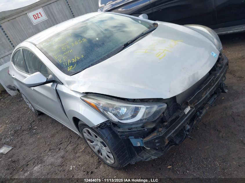 2014 Hyundai Elantra Se/Sport/Limited VIN: 5NPDH4AE2EH523655 Lot: 12454075