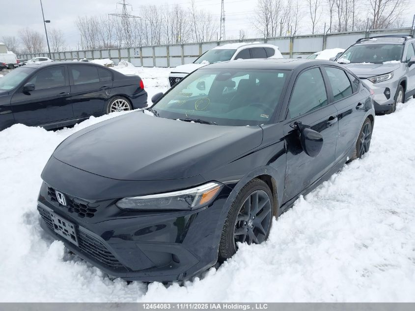 2022 Honda Civic Sport/Sport Touring VIN: 19XFL1H8XNE401412 Lot: 12454083