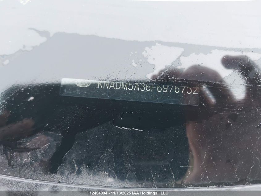 2015 Kia Rio Lx VIN: KNADM5A36F6976752 Lot: 12454094