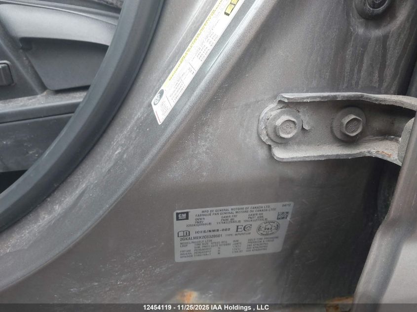 2012 GMC Terrain Sle-1 VIN: 2GKALMEK2C6328601 Lot: 12454119