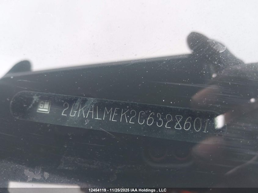 2012 GMC Terrain Sle-1 VIN: 2GKALMEK2C6328601 Lot: 12454119