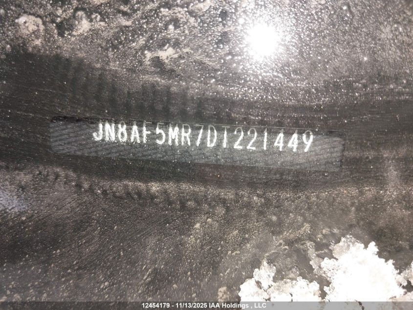 2013 Nissan Juke Nismo/Sl/Sv VIN: JN8AF5MR7DT221449 Lot: 12454179