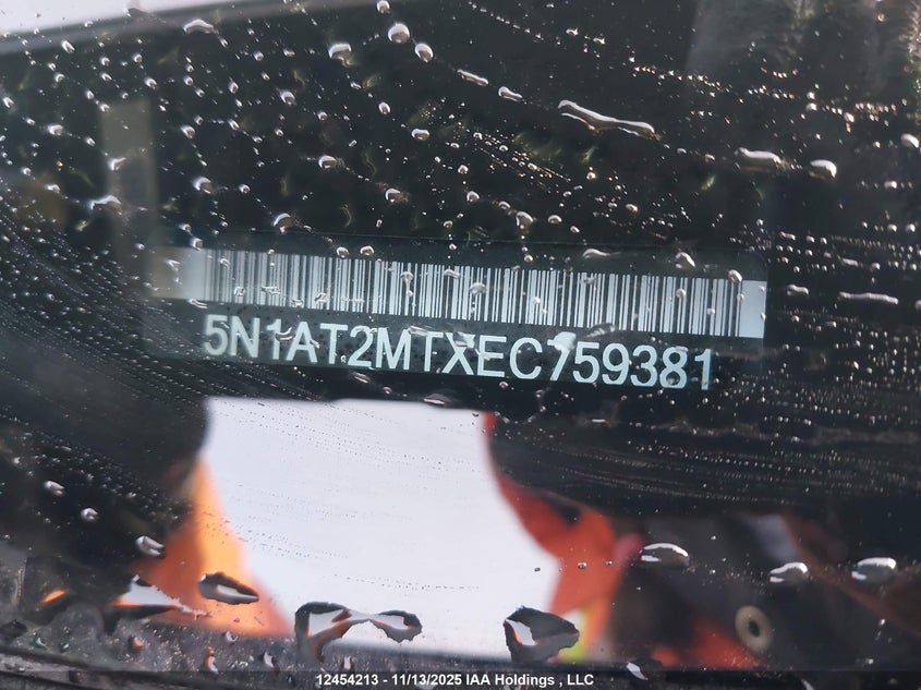 5N1AT2MTXEC759381 2014 NISSAN ROGUE photo no. 9