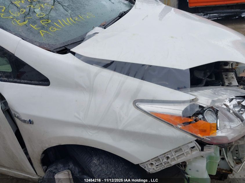 2013 Toyota Prius VIN: JTDKN3DU6D5560395 Lot: 12454216