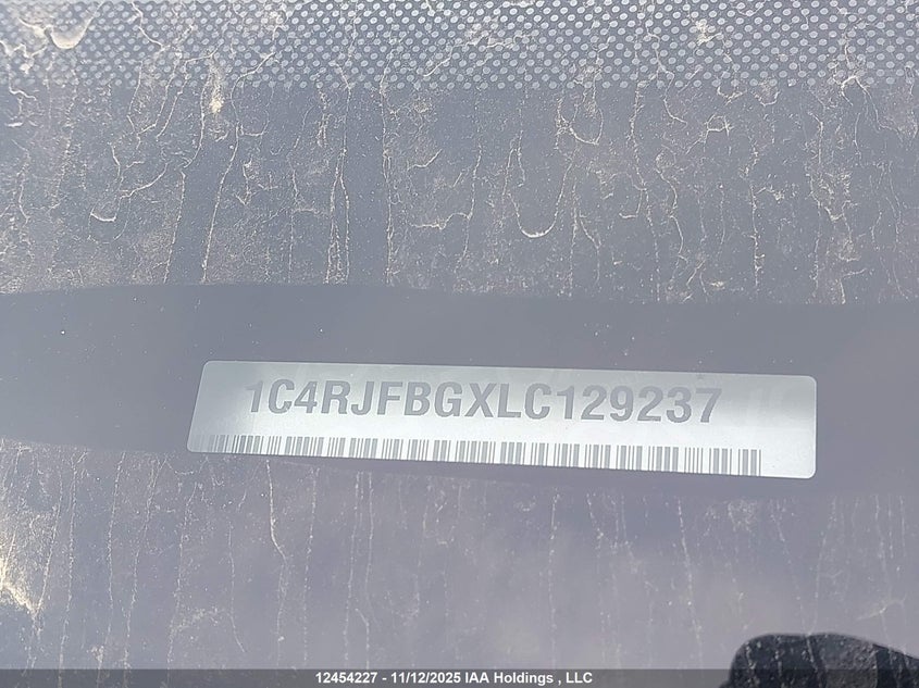1C4RJFBGXLC129237 2020 JEEP GRAND CHEROKEE photo no. 19
