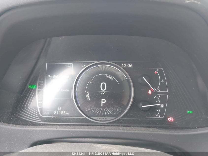 2020 Lexus Ux 250H VIN: JTHL9JBH8L2031399 Lot: 12454241