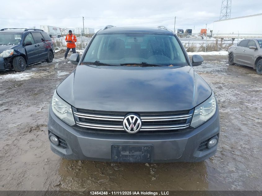 2014 Volkswagen Tiguan S/Se/Sel/R-Line VIN: WVGJV3AXXEW584197 Lot: 12454248