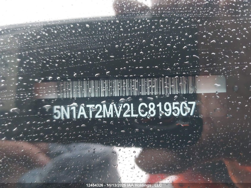 5N1AT2MV2LC819507 2020 NISSAN ROGUE photo no. 19