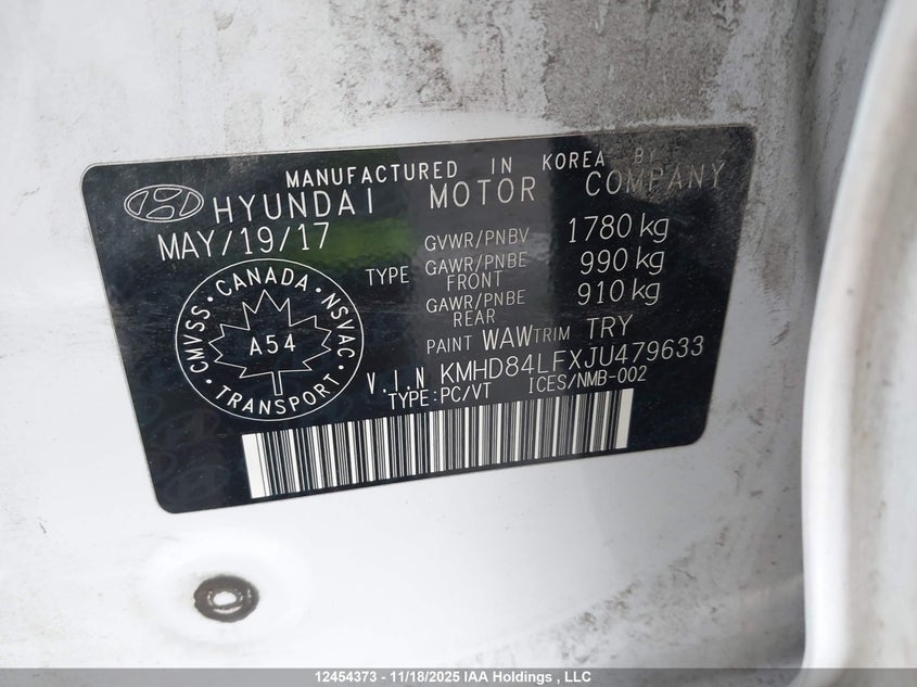 KMHD84LFXJU479633 2018 HYUNDAI ELANTRA photo no. 9