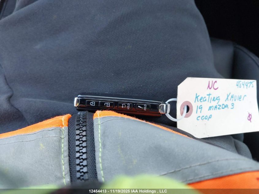 2019 Mazda Mazda3 Gs VIN: JM1BPBCM9K1134727 Lot: 12454413