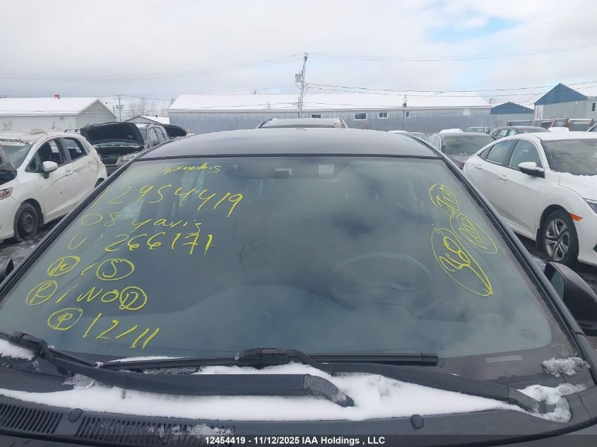 2008 Toyota Yaris VIN: JTDBT923481266171 Lot: 12454419