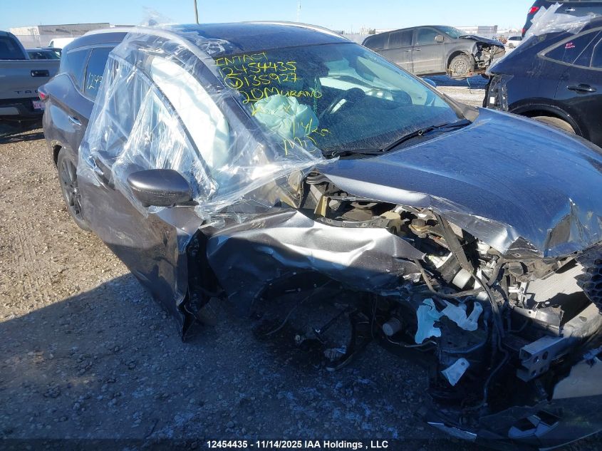 2020 Nissan Murano Platinum VIN: 5N1AZ2DSXLN135927 Lot: 12454435