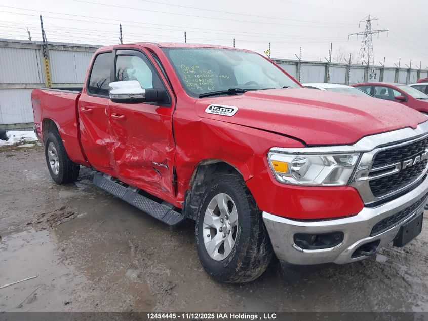 2022 Ram 1500 Big Horn/Lone Star VIN: 1C6SRFBT0NN108046 Lot: 12454445