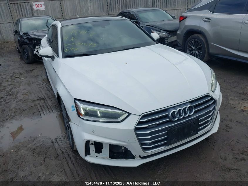 WAUENCF5XKA074242 2019 Audi A5 45 Progressiv auction photo 1