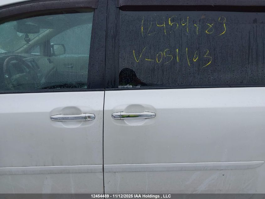 2013 Toyota Sienna Xle 7 Passenger VIN: 5TDDK3DC0DS051163 Lot: 12454489