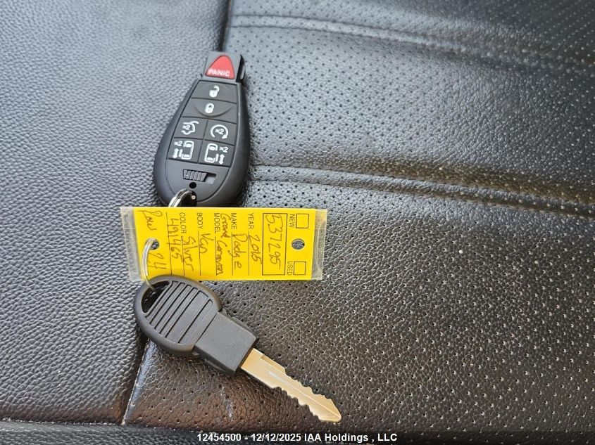 2015 Dodge Grand Caravan Crew VIN: 2C4RDGDG7FR537295 Lot: 12454500