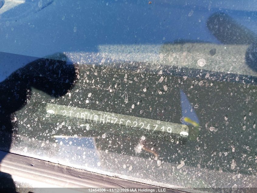 2014 Toyota Corolla L/Le/Le Pls/Prm/S/S Pls VIN: 2T1BURHE7EC224719 Lot: 12454506