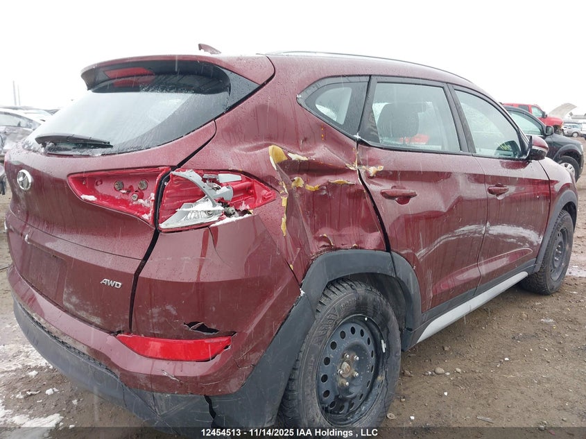 2018 Hyundai Tucson Limited/Sport And Eco/Se VIN: KM8J3CA40JU646661 Lot: 12454513