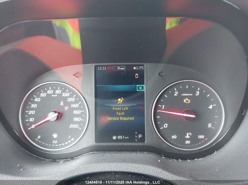 2025 Mercedes-Benz Sprinter 2500 VIN: W1Y4KCHY1SP813893 Lot: 12454518