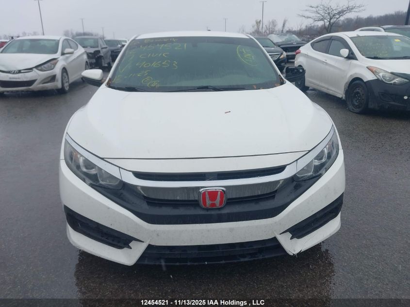 2017 Honda Civic Lx VIN: 2HGFC4A55HH401653 Lot: 12454521