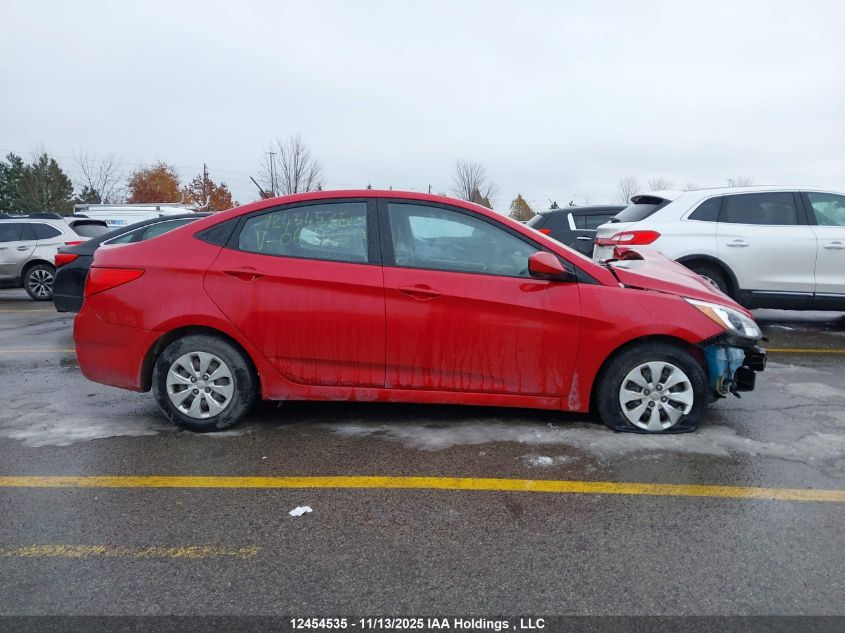 2016 Hyundai Accent Le VIN: KMHCT4AE6GU067920 Lot: 12454535
