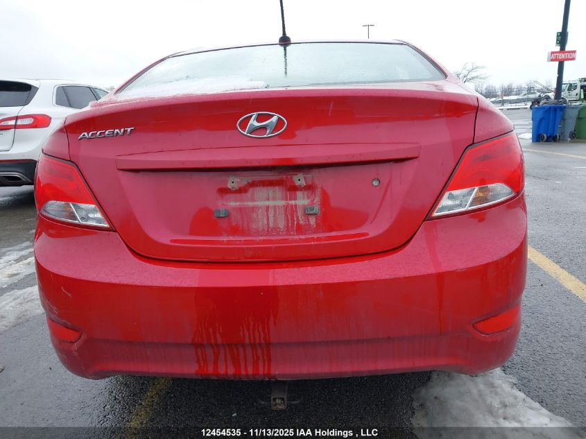 2016 Hyundai Accent Le VIN: KMHCT4AE6GU067920 Lot: 12454535