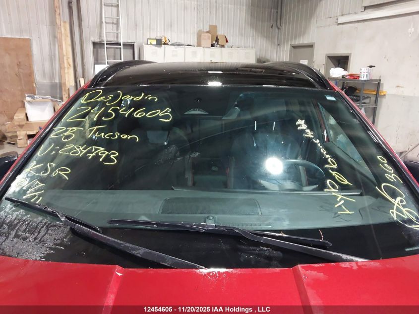 2025 Hyundai Tucson Sel Convenience VIN: KM8JCDD12SU284793 Lot: 12454605