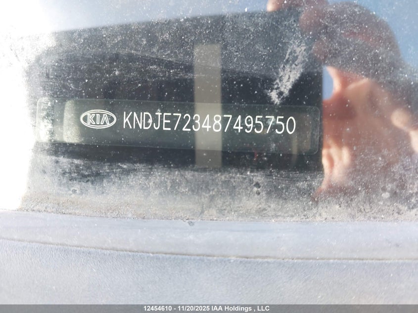 2008 Kia Sportage Ex/Lx VIN: KNDJE723487495750 Lot: 12454610