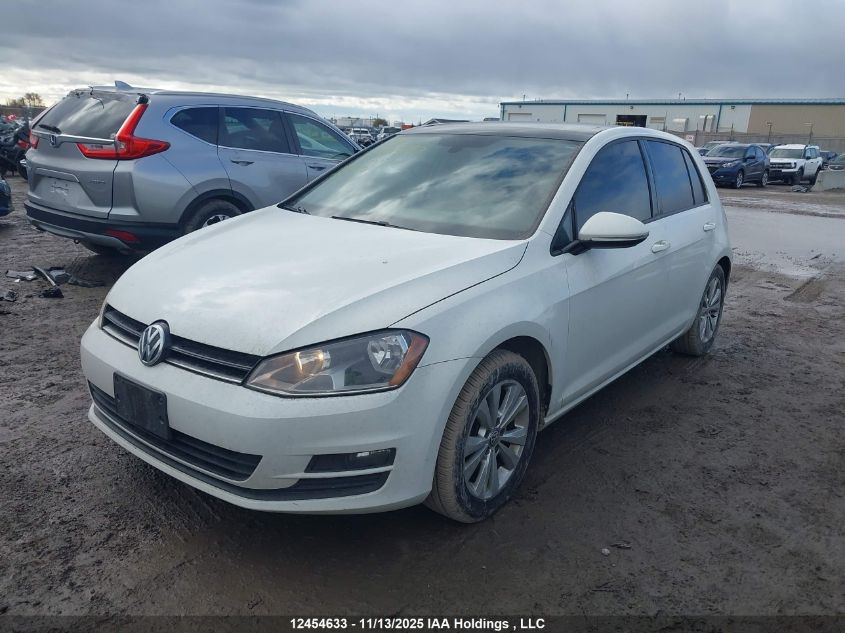 2015 Volkswagen Golf VIN: 3VW217AU0FM093721 Lot: 12454633