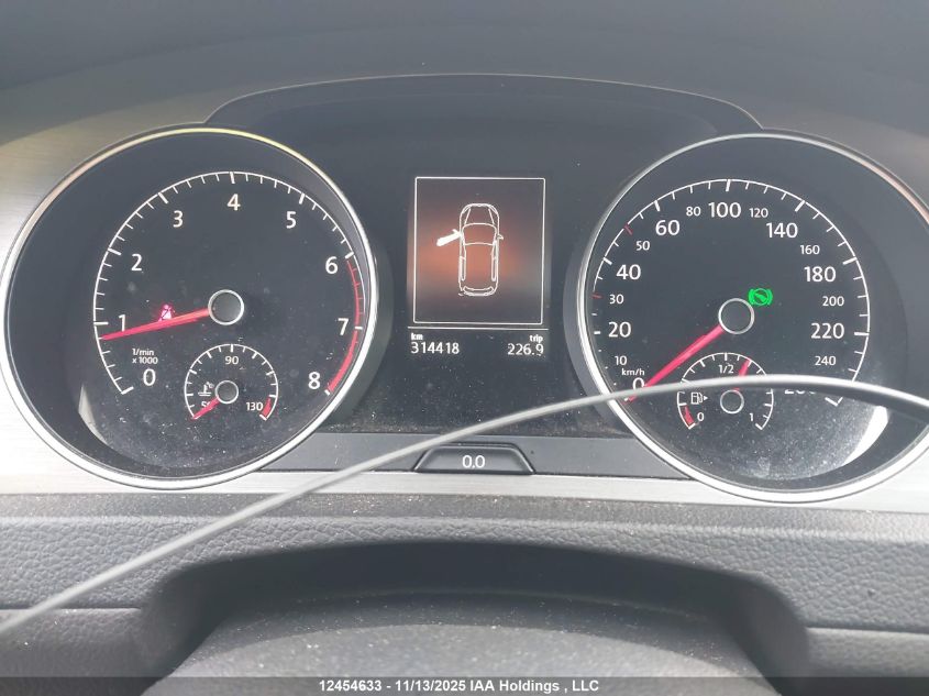 2015 Volkswagen Golf VIN: 3VW217AU0FM093721 Lot: 12454633