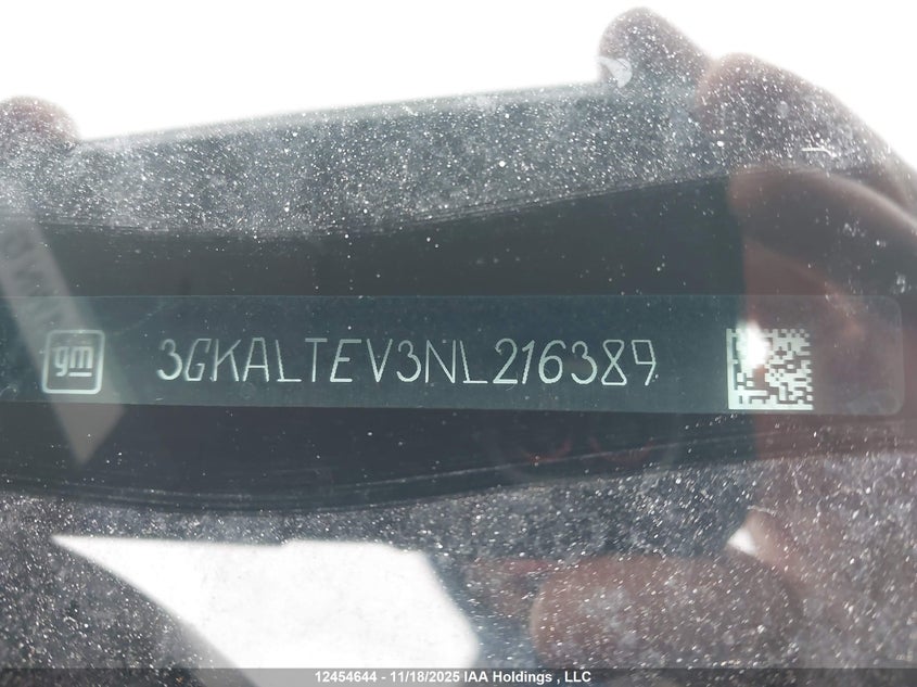 2022 GMC Terrain Sle VIN: 3GKALTEV3NL216389 Lot: 12454644