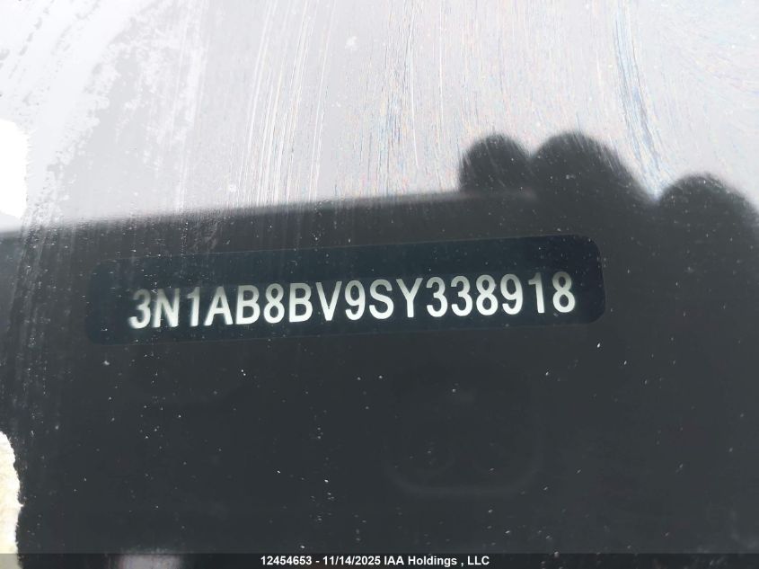 2025 Nissan Sentra S/S Plus VIN: 3N1AB8BV9SY338918 Lot: 12454653