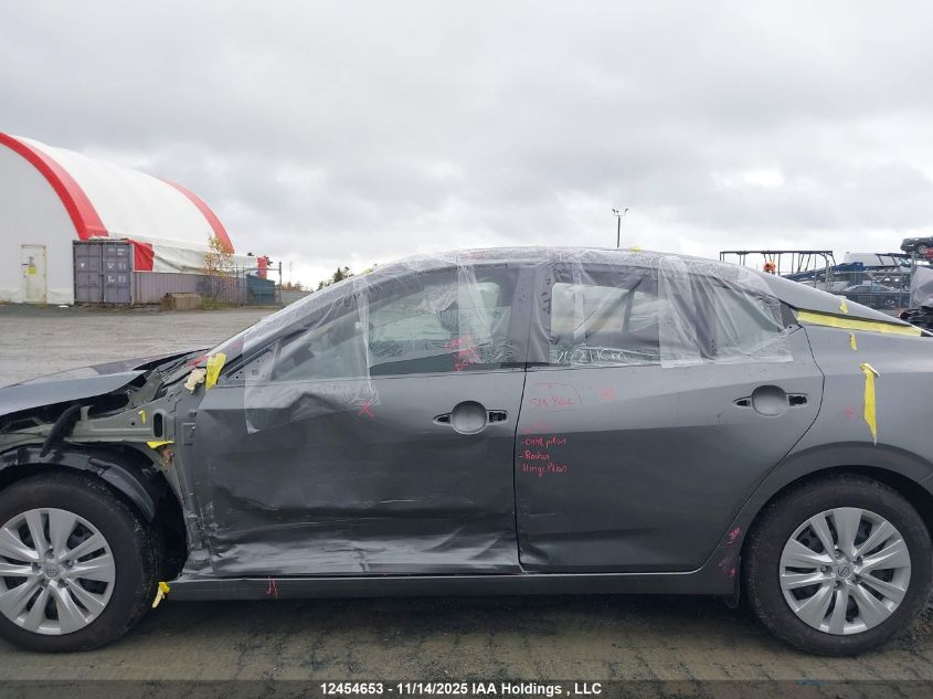 2025 Nissan Sentra S/S Plus VIN: 3N1AB8BV9SY338918 Lot: 12454653