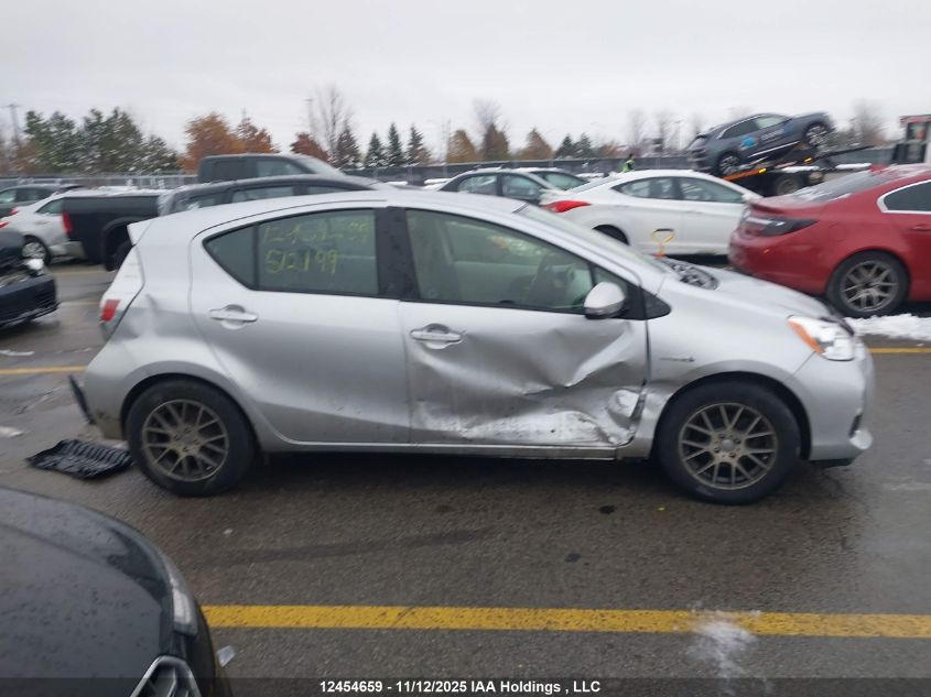 2012 Toyota Prius C Technology VIN: JTDKDTB34C1512199 Lot: 12454659