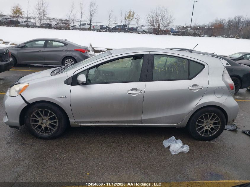 2012 Toyota Prius C Technology VIN: JTDKDTB34C1512199 Lot: 12454659