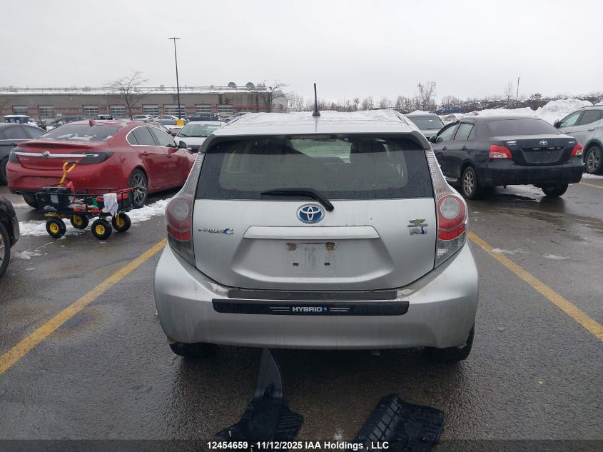 2012 Toyota Prius C Technology VIN: JTDKDTB34C1512199 Lot: 12454659