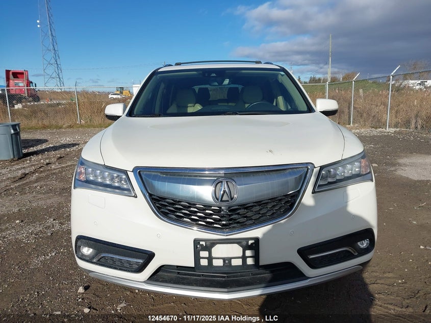 2016 Acura Mdx Elite Package VIN: 5FRYD4H84GB505901 Lot: 12454670