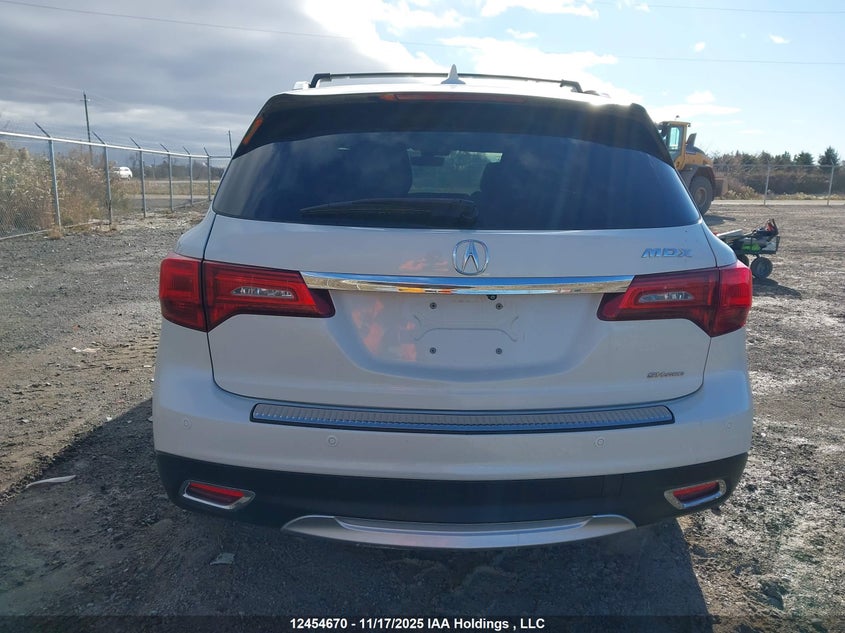 2016 Acura Mdx Elite Package VIN: 5FRYD4H84GB505901 Lot: 12454670