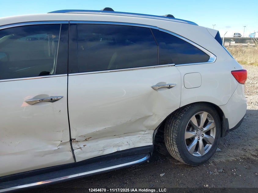 2016 Acura Mdx Elite Package VIN: 5FRYD4H84GB505901 Lot: 12454670