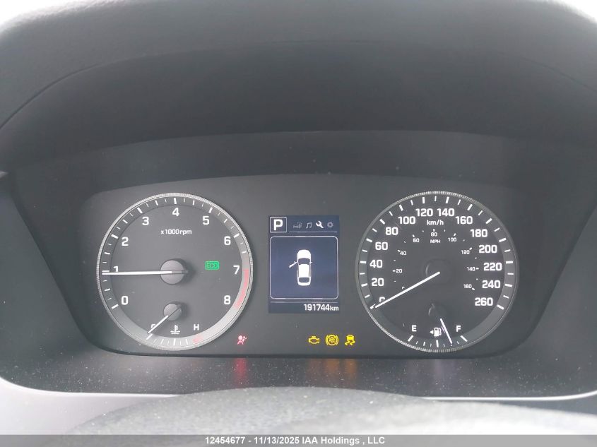 2017 Hyundai Sonata Gl VIN: 5NPE24AF2HH485492 Lot: 12454677