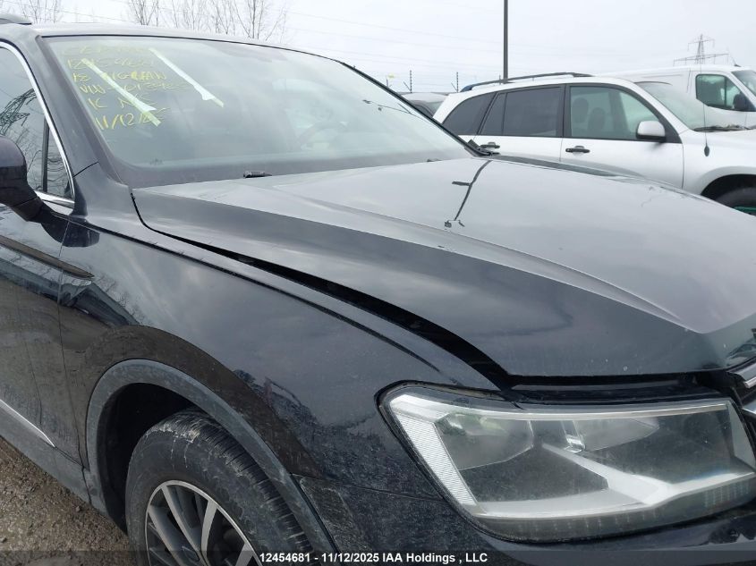 2018 Volkswagen Tiguan Comfortline VIN: 3VV2B7AX2JM013985 Lot: 12454681