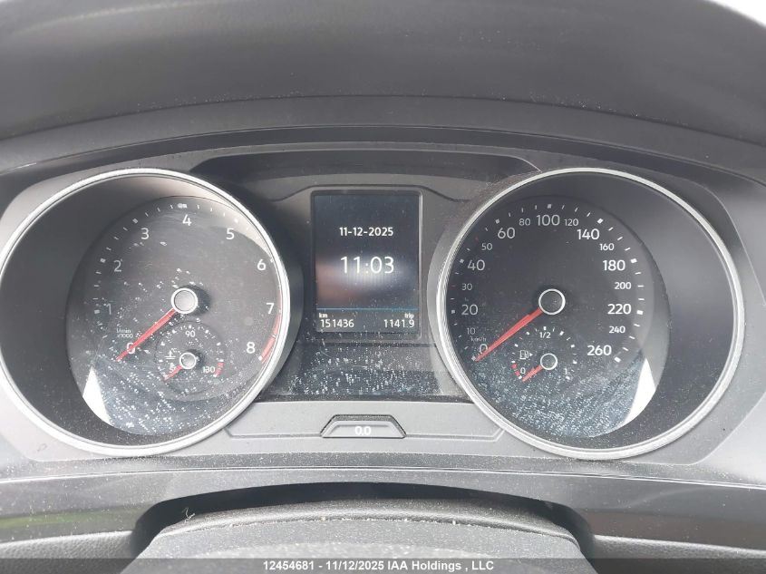 2018 Volkswagen Tiguan Comfortline VIN: 3VV2B7AX2JM013985 Lot: 12454681