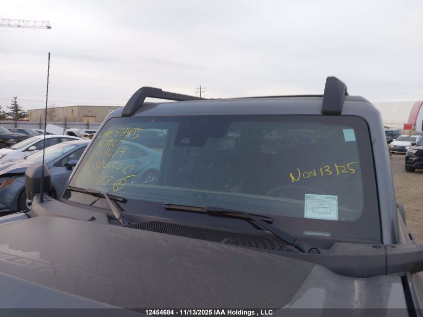 2023 Ford Bronco Big Bend/Black Diamond/Outer Banks/Badlands/Wildtrak/Everglades VIN: 1FMEE5DP0PLB08683 Lot: 12454684