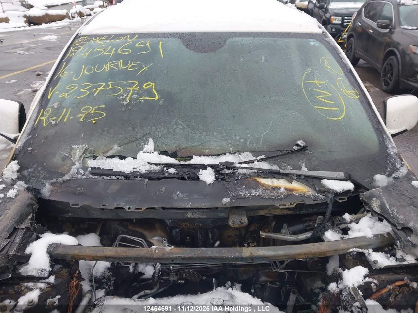 2016 Dodge Journey Se VIN: 3C4PDCAB1GT237579 Lot: 12454691