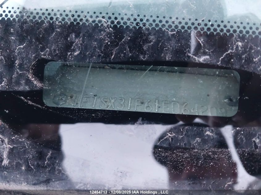 2001 Ford F350 Srw Super Duty VIN: 1FTSX31F61ED64209 Lot: 12454713