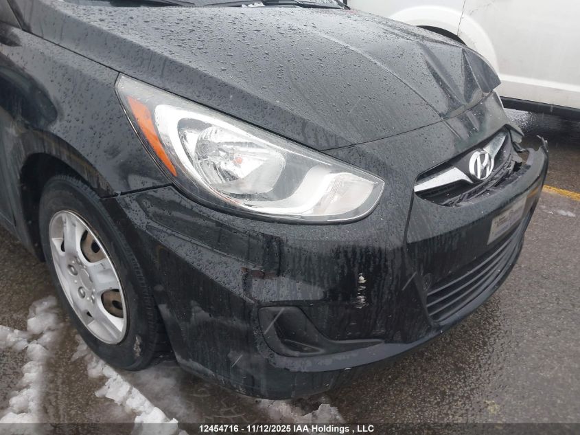 2013 Hyundai Accent Gls/Gs VIN: KMHCT4AE5DU554408 Lot: 12454716